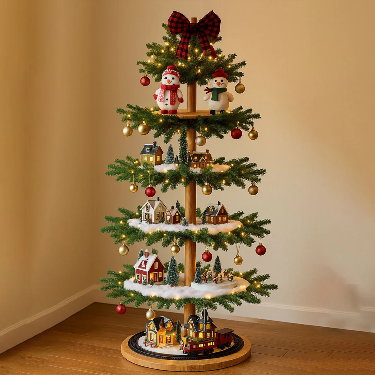 Sapin Village Enchanté "Pack prémium"