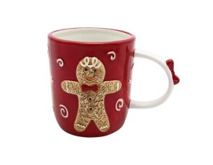 Mug rouge Gustave H 14 cm 430ml